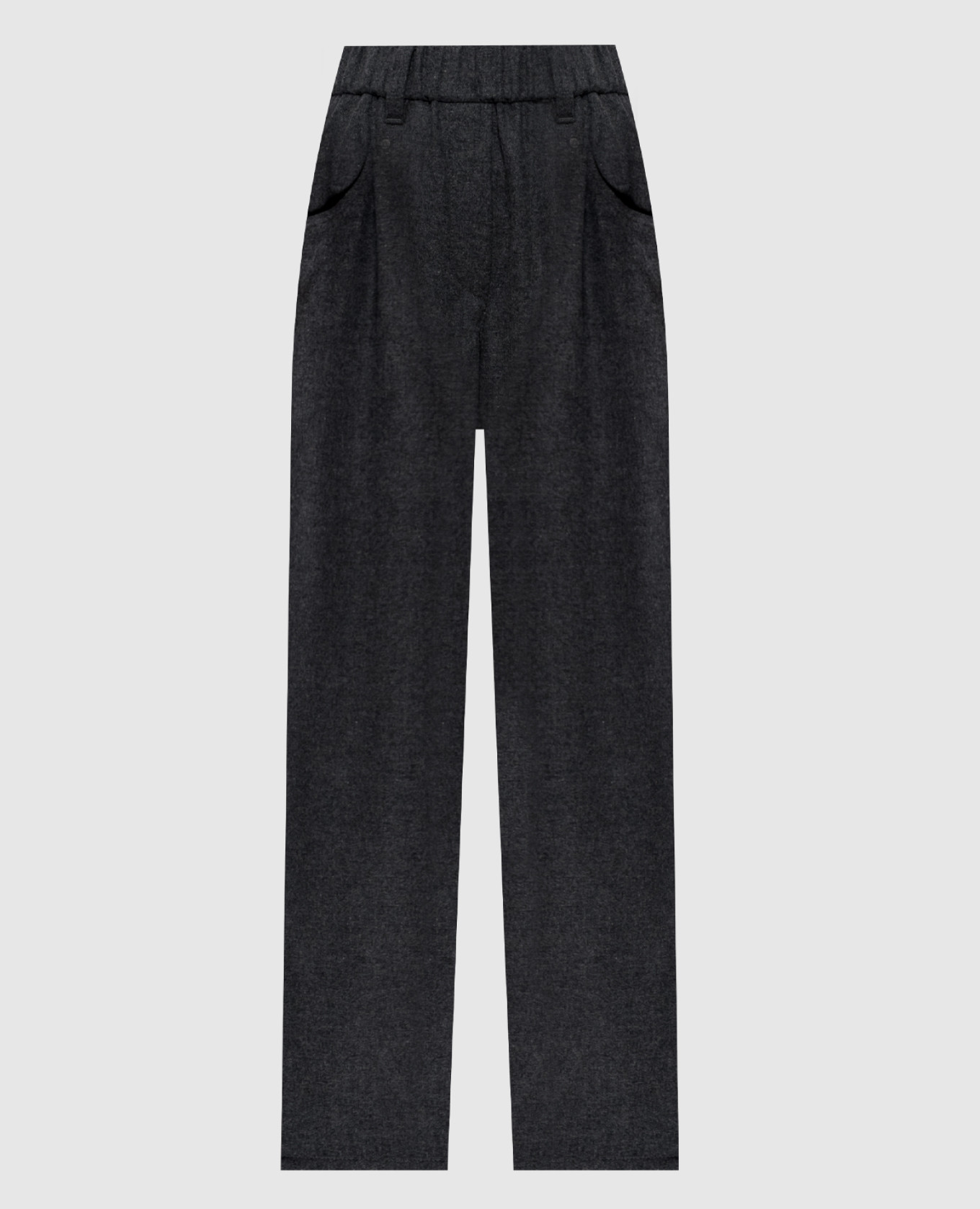 Gray wool and cashmere pants Brunello Cucinelli