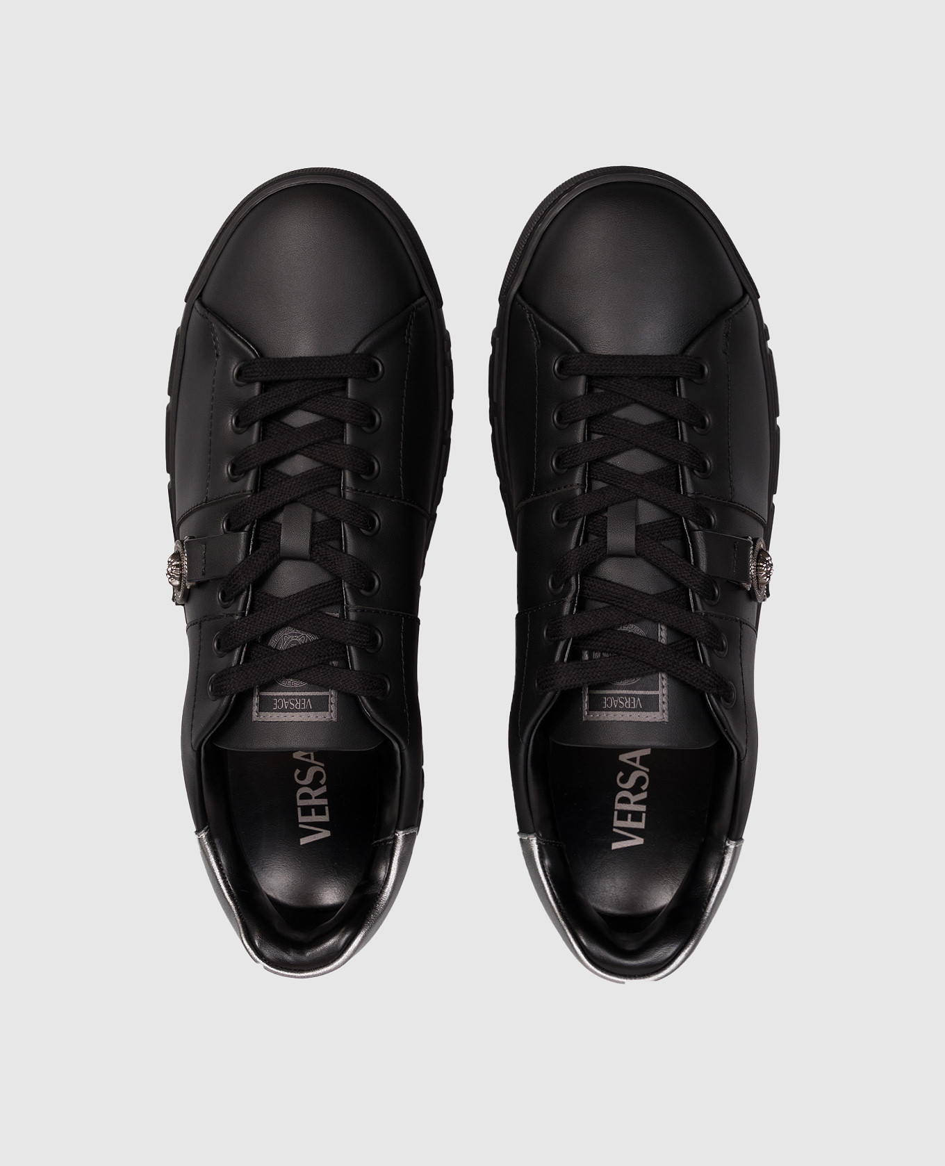 

Black Medusa Biggie Greca sneakers Versace