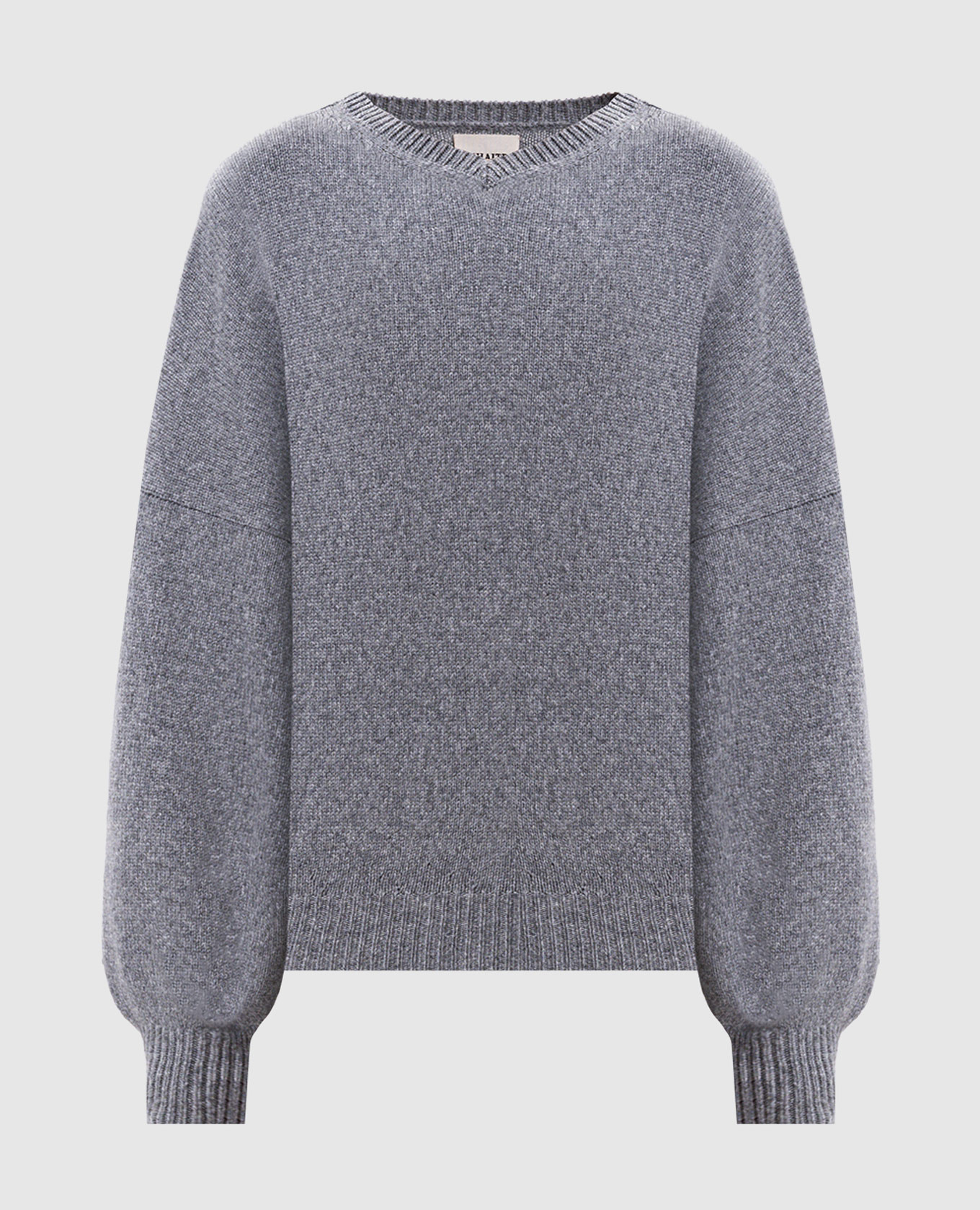 

Wolfe grey cashmere pullover Khaite