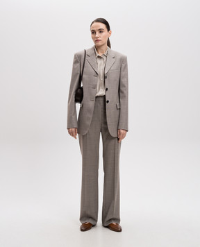 The Row Selene gray wool jacket 8494W2623