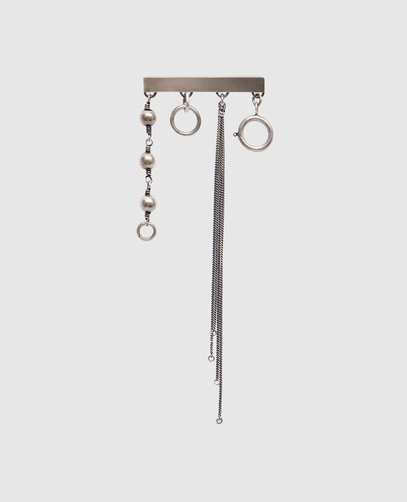

Silver brooch with chains Ann Demeulemeester