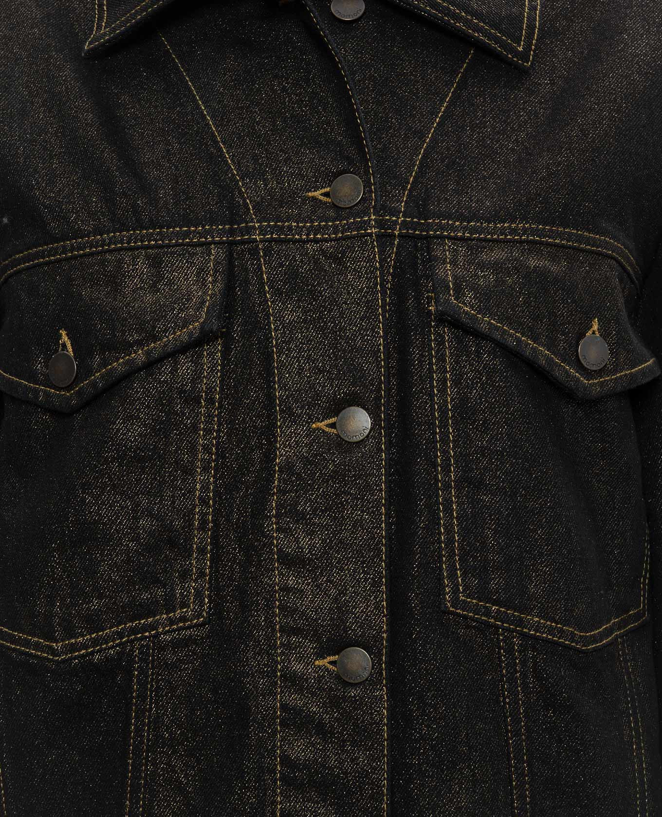 Yorkshire black denim jacket with lurex Momoni 5