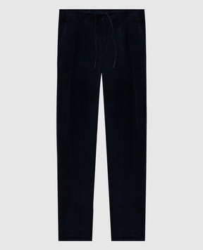 Exibit Blue corduroy pants PAD23543