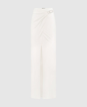Tom Ford Beige silk pleated skirt GC5799FAX1512