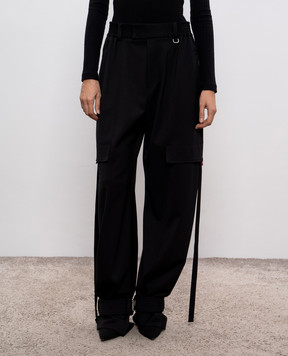 SSHEENA Black pants with wool 25FWPARKTF25016
