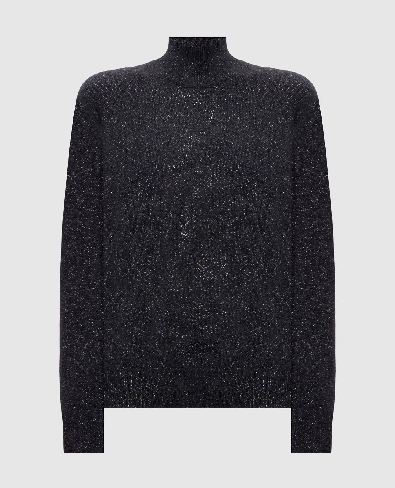Gray wool and cashmere sweater with lurex Peserico