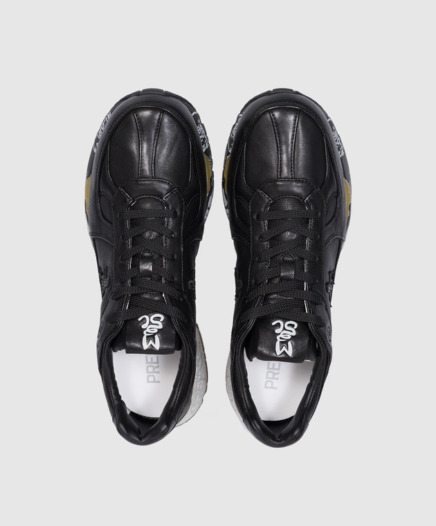 Premiata - Mase Black Leather Sneakers MASE7083 - shop with