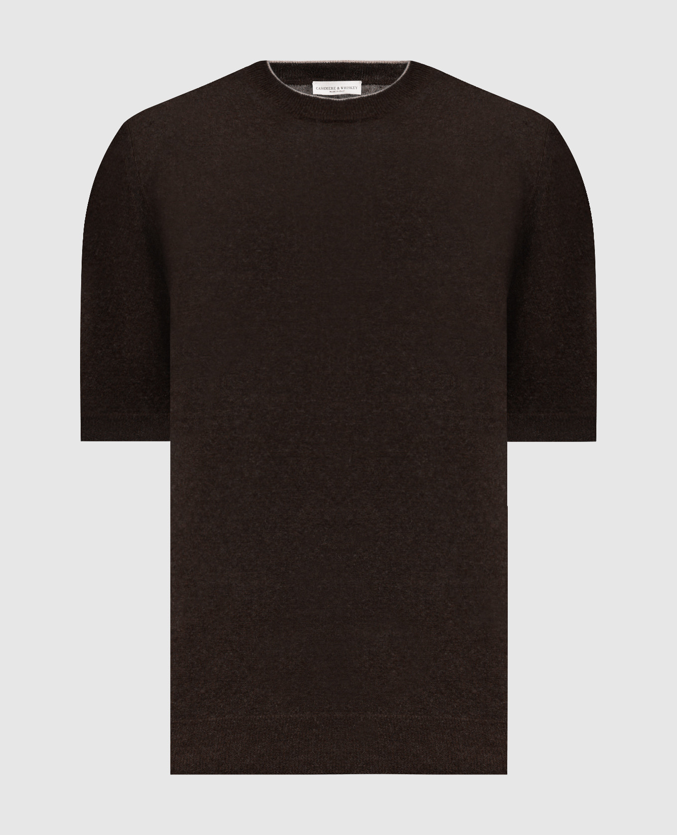 Brown linen t-shirt Cashmere&Whiskey