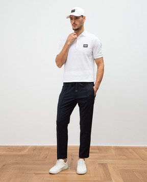 Dolce&Gabbana White polo with logo G8PL4TG7F2H