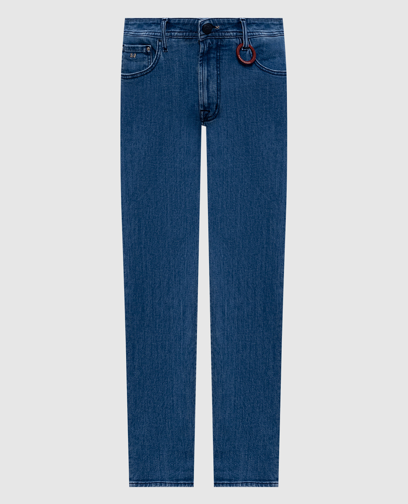 

Michelangelo blue jeans with monogram logo Tramarossa