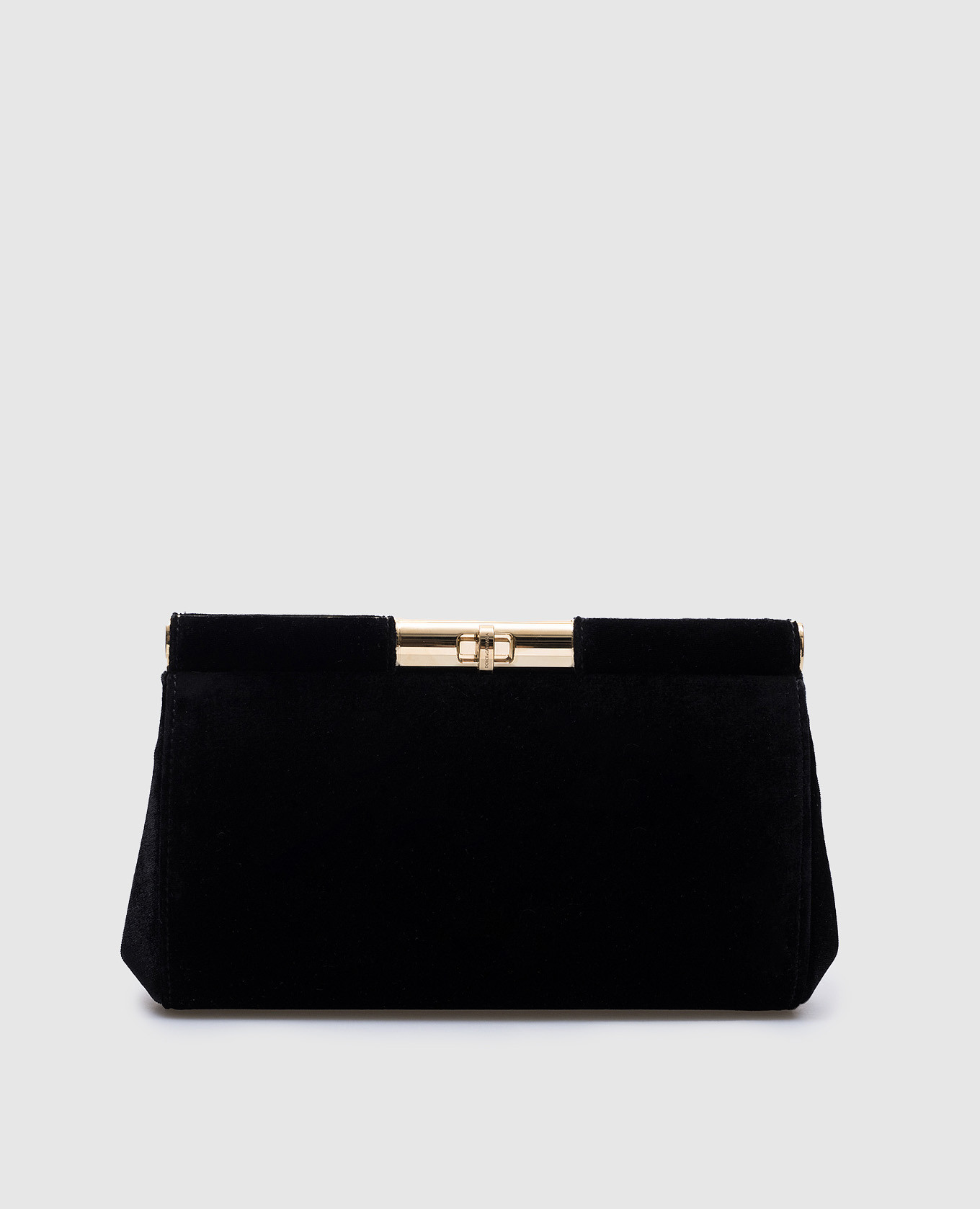 

Marlene black velvet bag with logo engraving Dolce&Gabbana