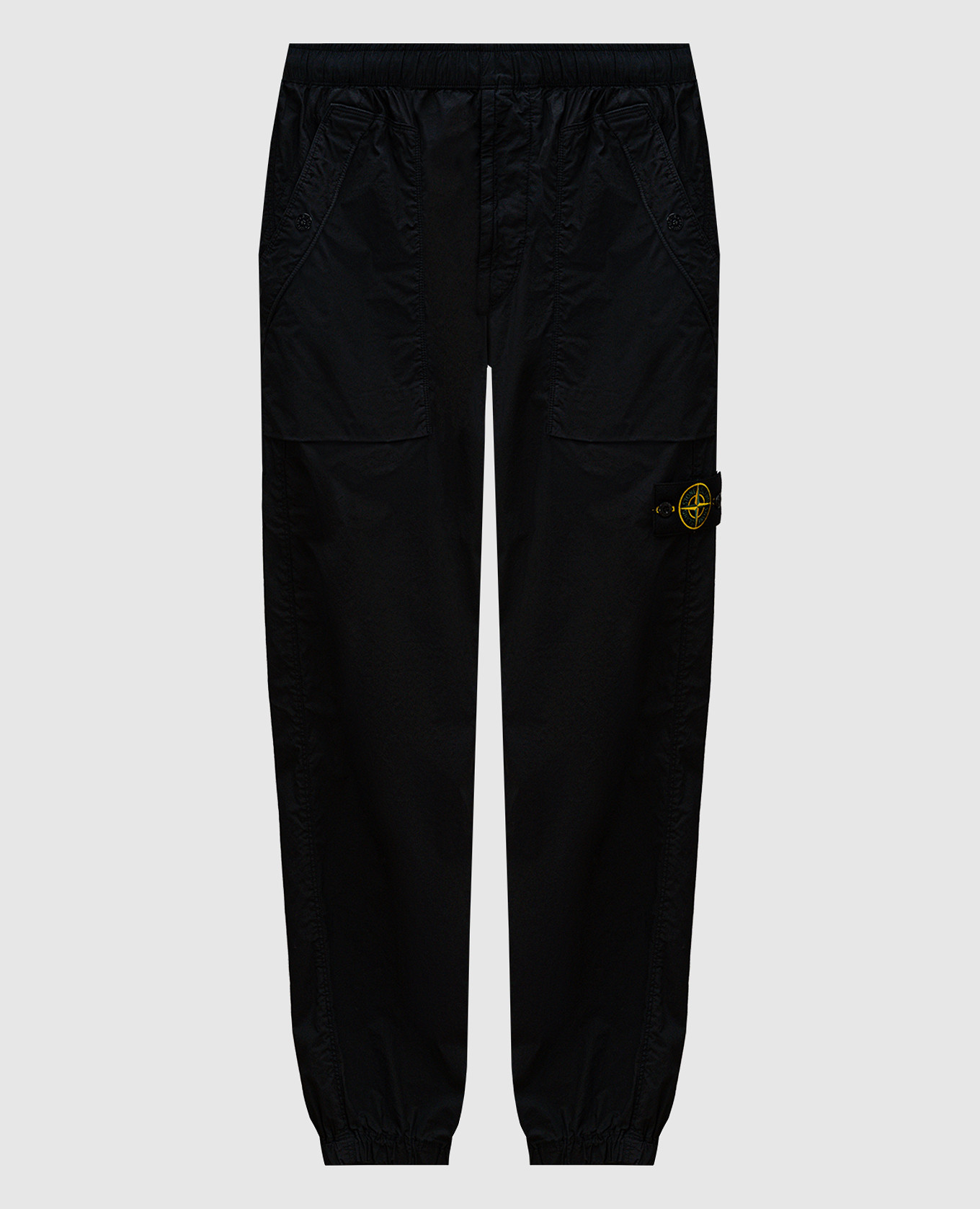 

Black joggers with logo patch Stone Island
