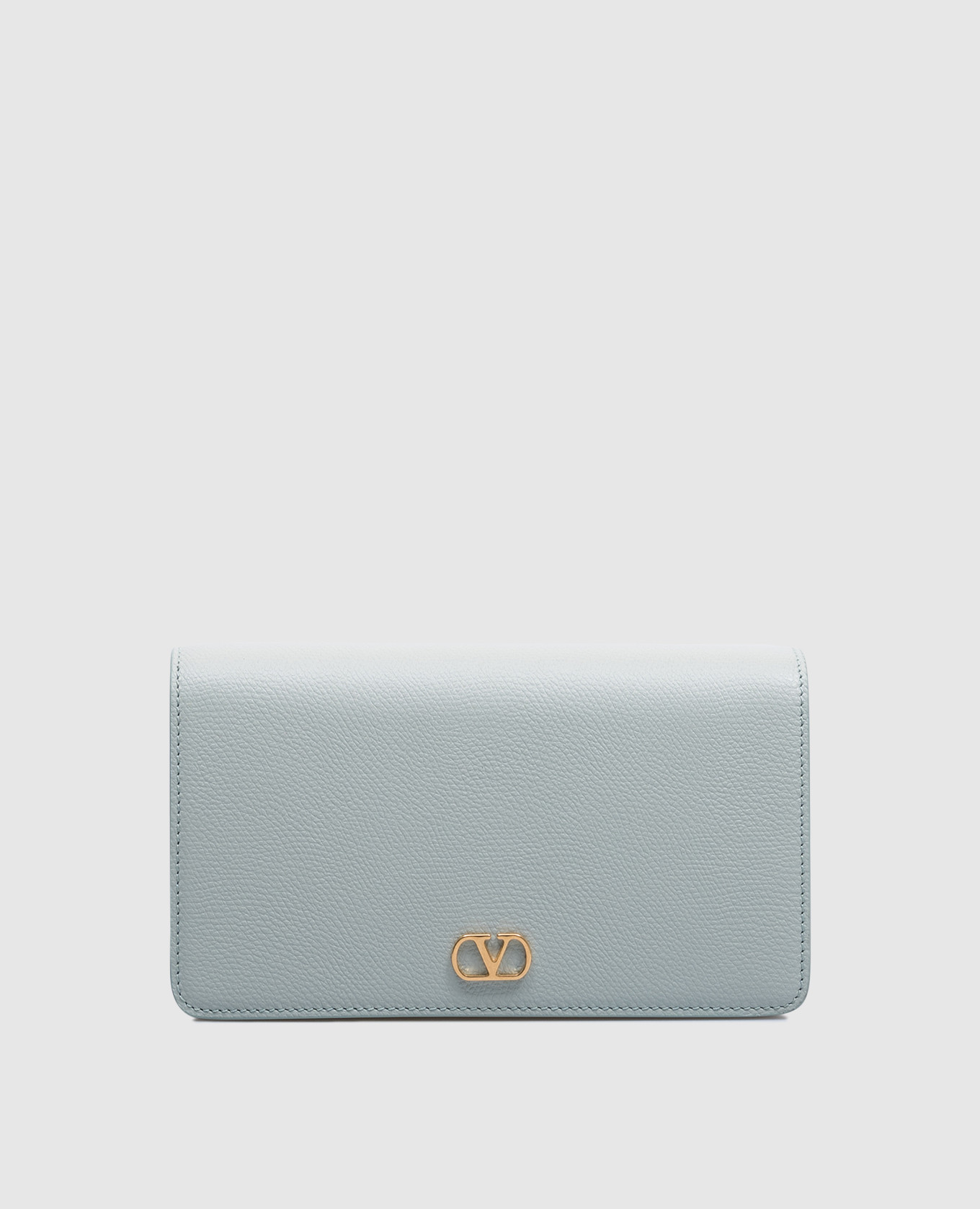 

Green leather bag with logo Valentino