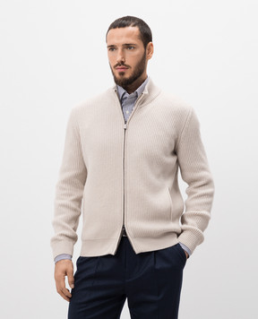 MooRER Ares beige cashmere cardigan ARESDD
