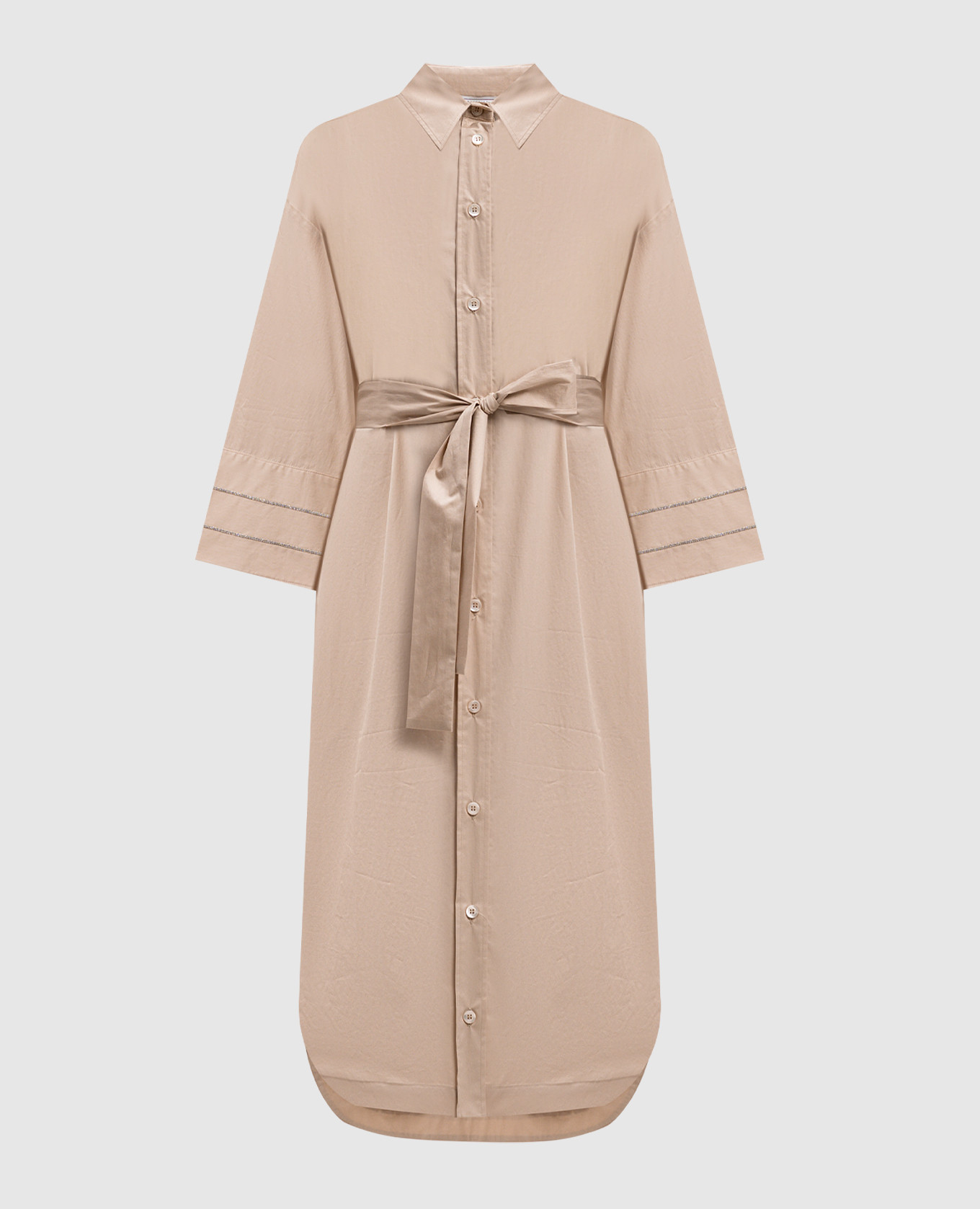 

Beige shirt dress Peserico