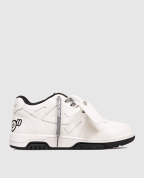 Off-White Out Of Office white leather sneakers W259F5L006