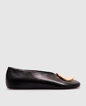 Jil Sander Black leather ballet flats J15WZ0029P4864