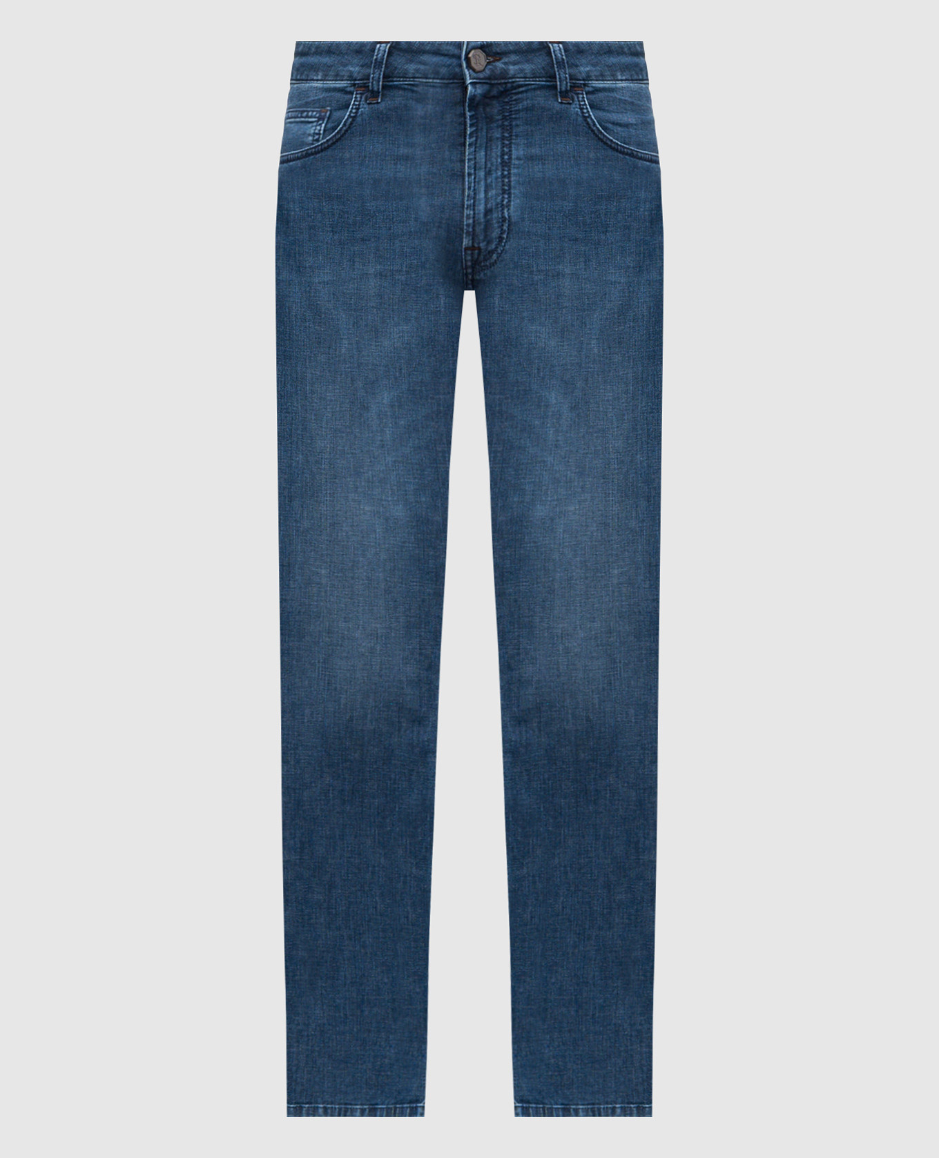 Blue jeans with a worn effect Stefano Ricci