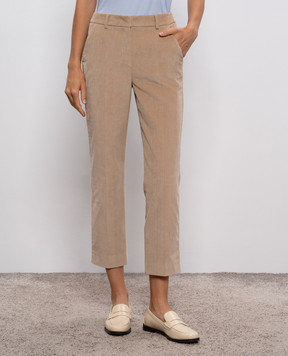 Max Mara Weekend Beige corduroy pants MARRUCA MARRUCA