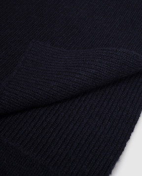 Cashmere&Whiskey Blue cashmere scarf AU1901305341MI