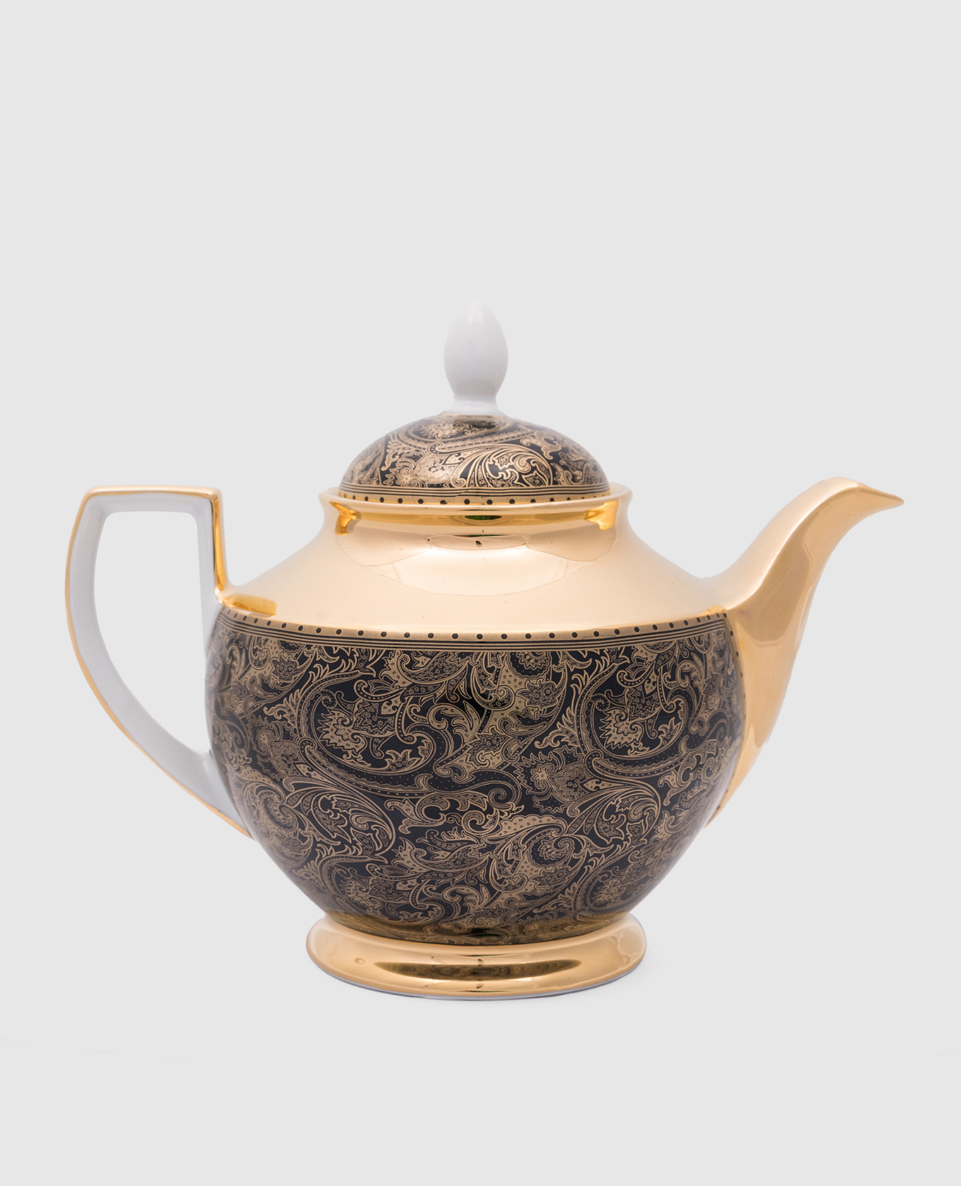 

Golden porcelain teapot for brewing Stefano Ricci