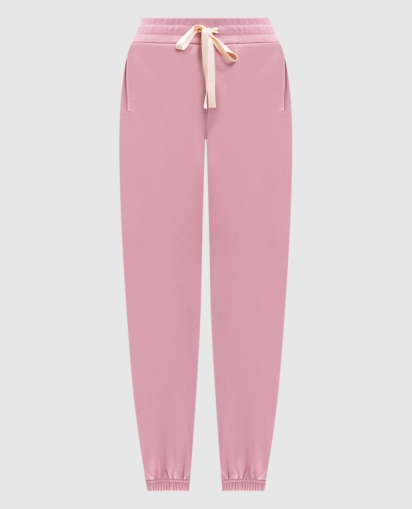 Pink joggers with logo patch Jil Sander