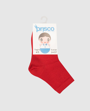 RiminiVeste Children's red Prisco socks GRANITA