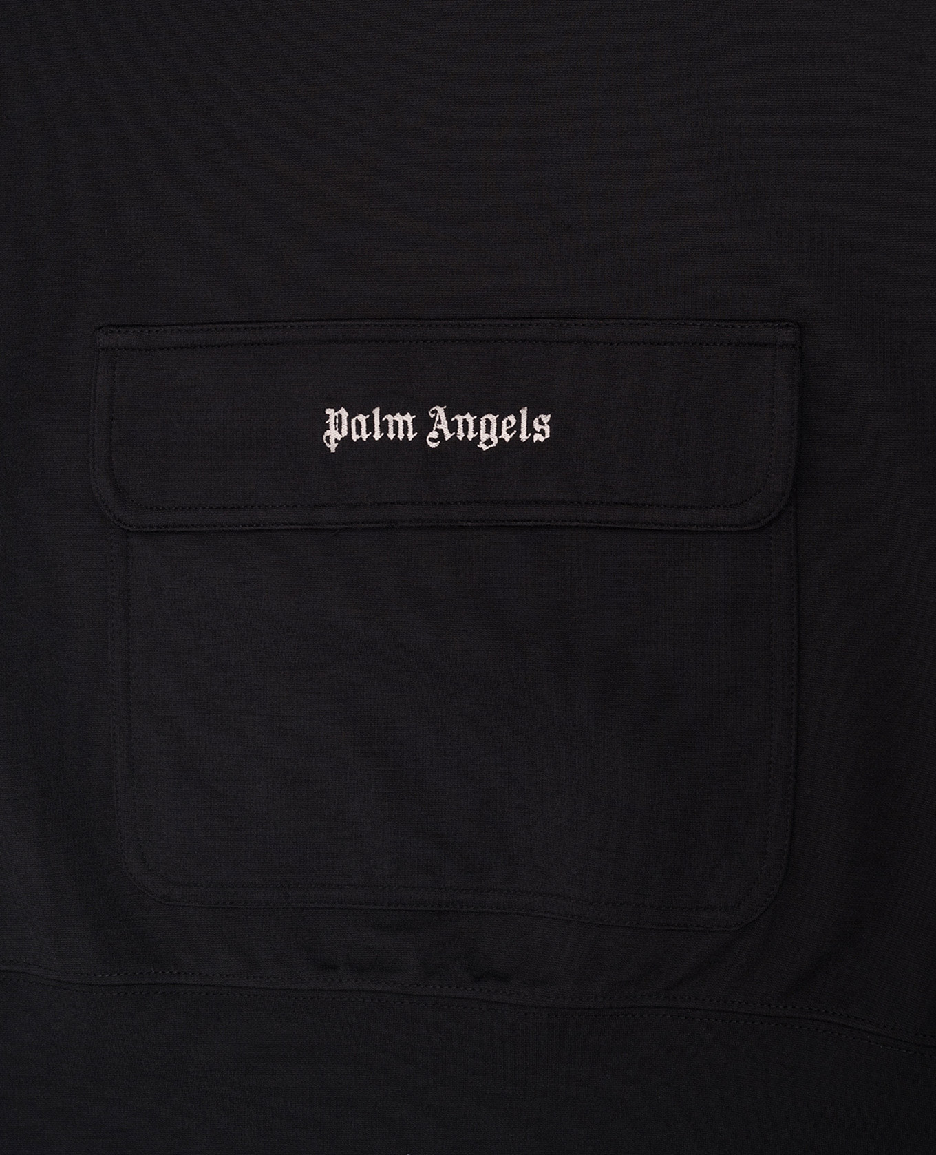 

Children's black hoodie with logo Palm Angels