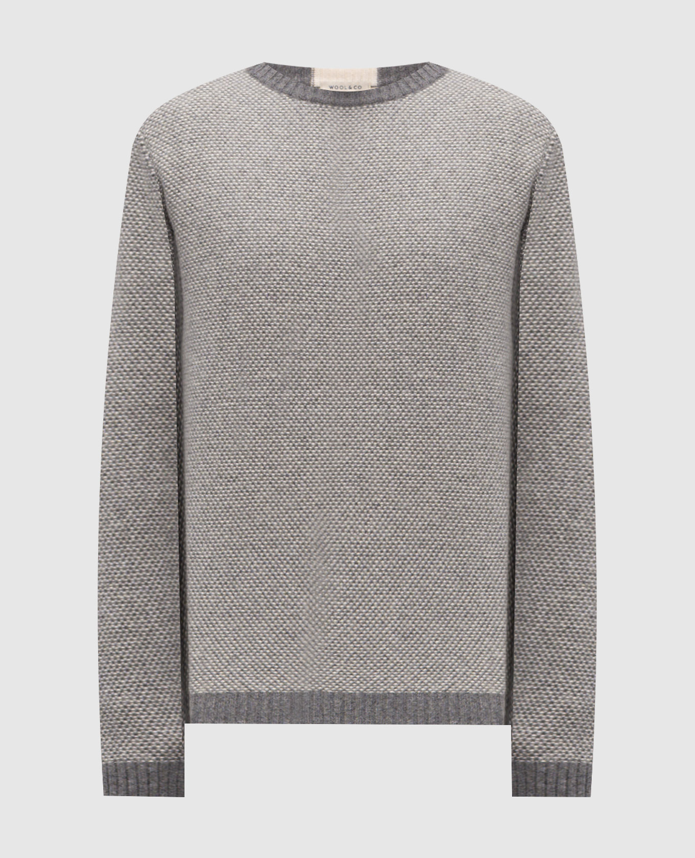 Gray sweater with wool Wool&Co