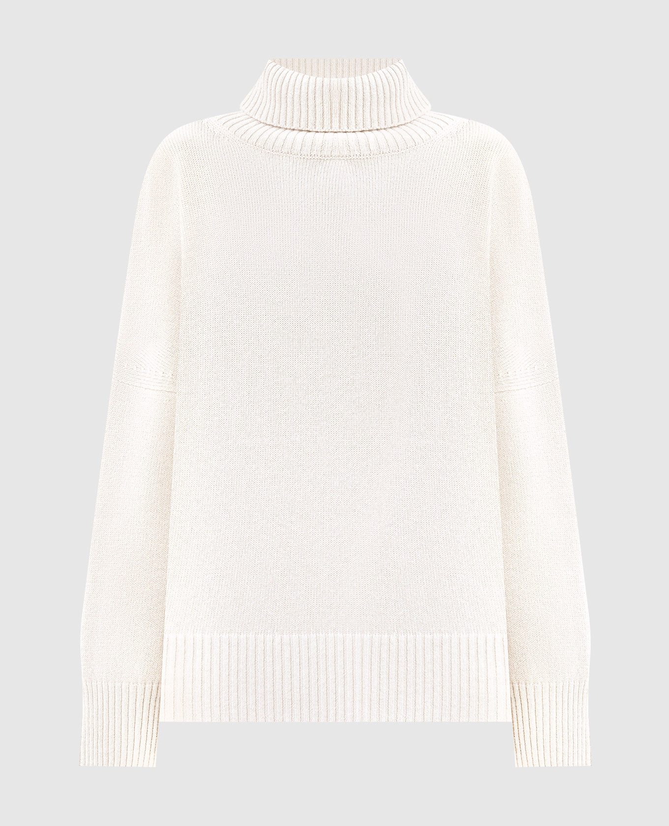 Malaga white cashmere sweater Simonetta Ravizza