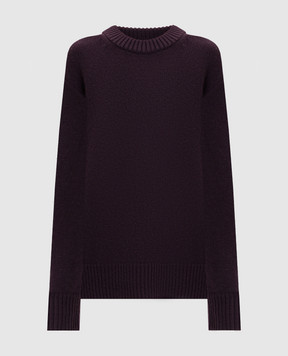 LISA YANG Renske burgundy cashmere sweater 2023214