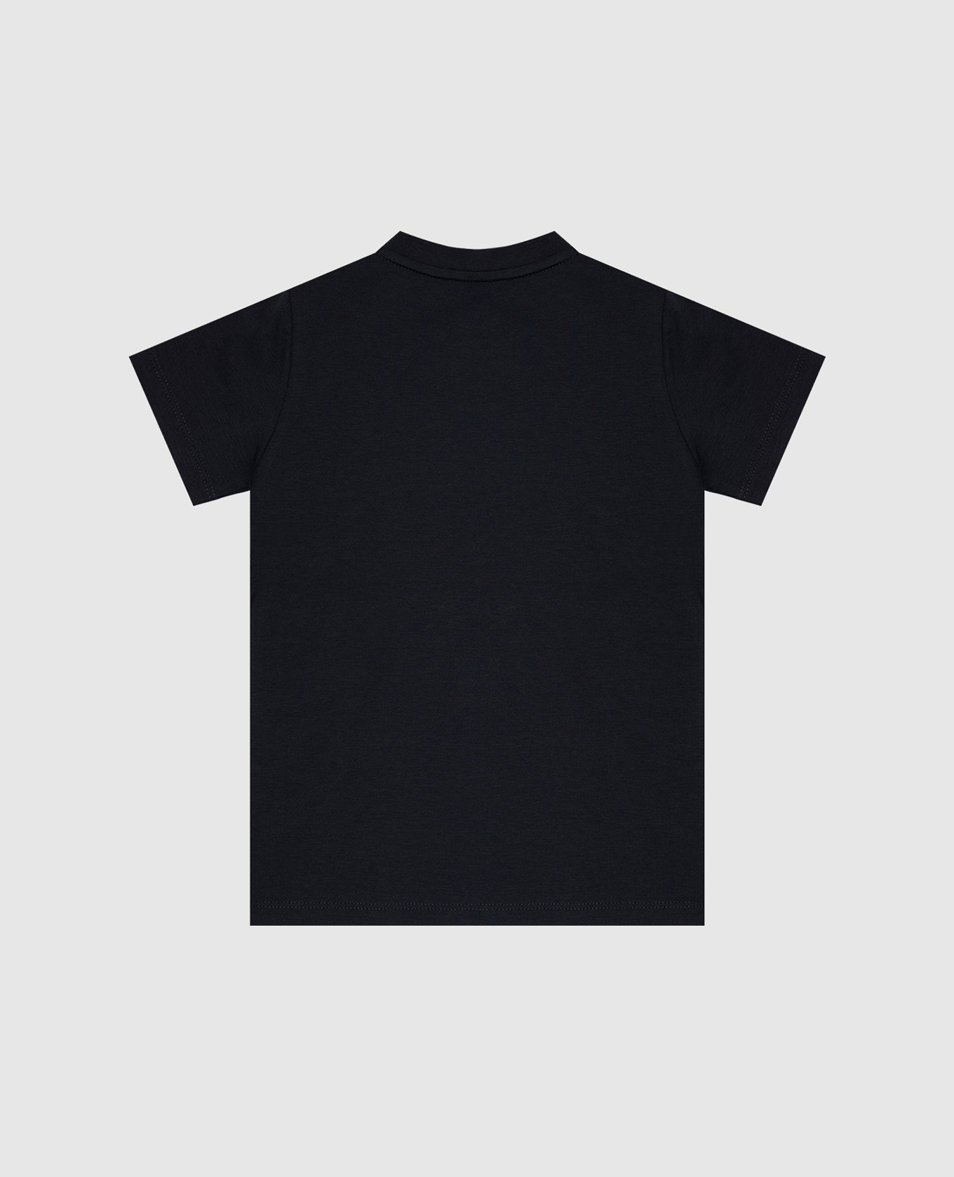 Children's blue T-shirt with logo Moncler ENFANT