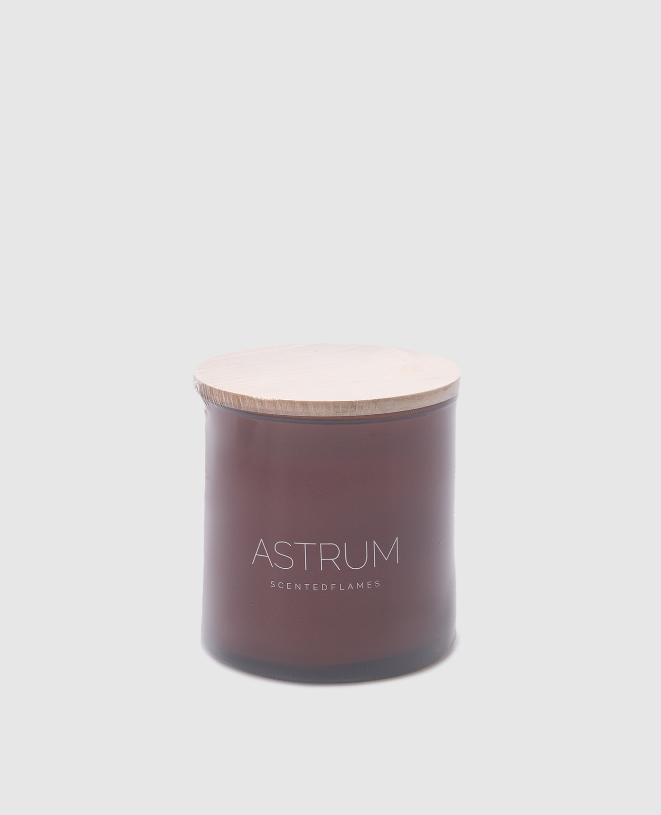 

Astrum scented candle in a glass candle holder with a lid Brunello Cucinelli, Brown