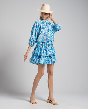 Vilebrequin Lauriane white dress with ruffles LURAX803