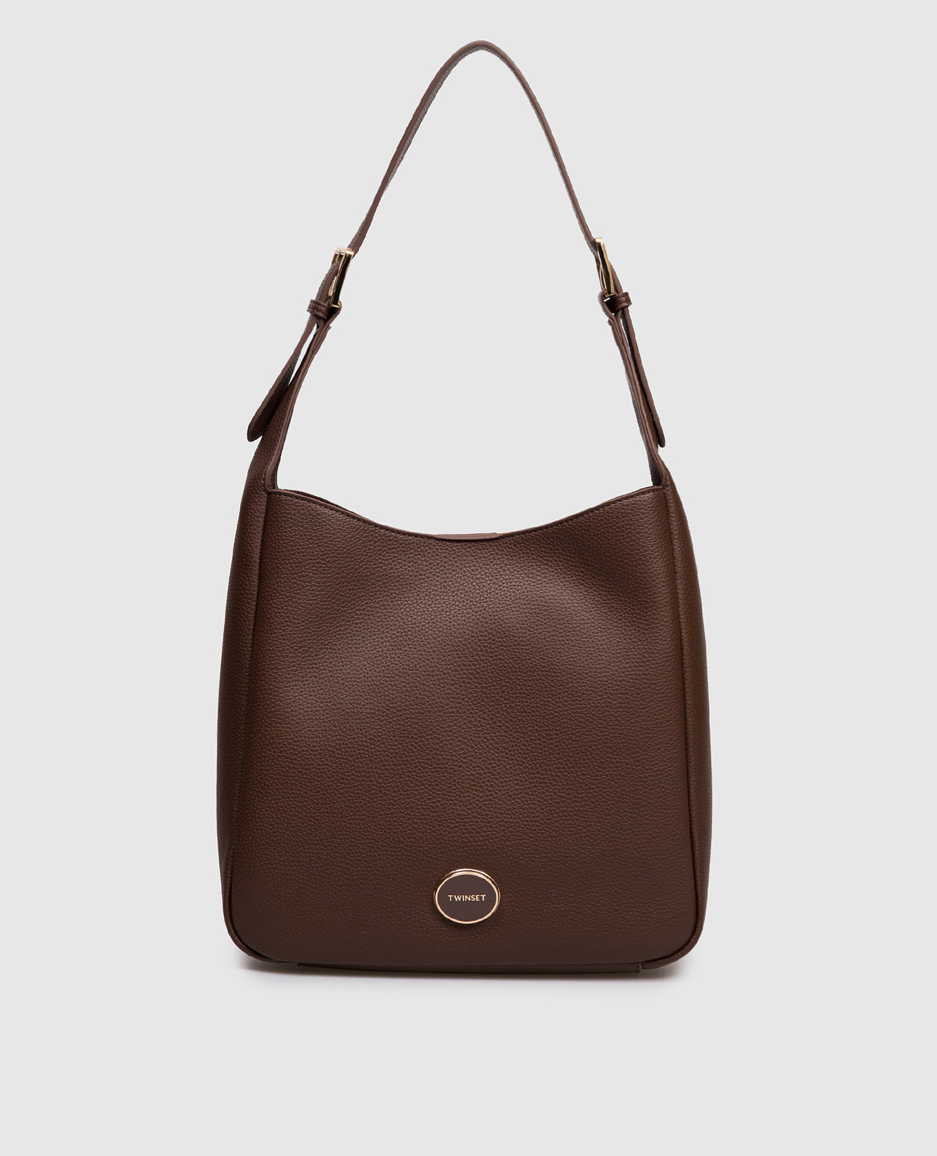 

Brown bag with logo Twinset