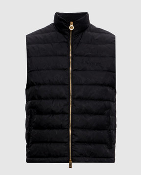 Versace Barocco black down vest 10210251A09785