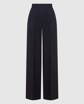JOSEPH Purple Alane wool and silk pants JF008889