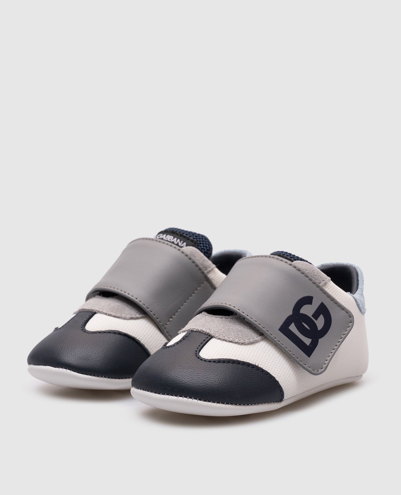 

Children's white combination sneakers with logo Dolce&Gabbana