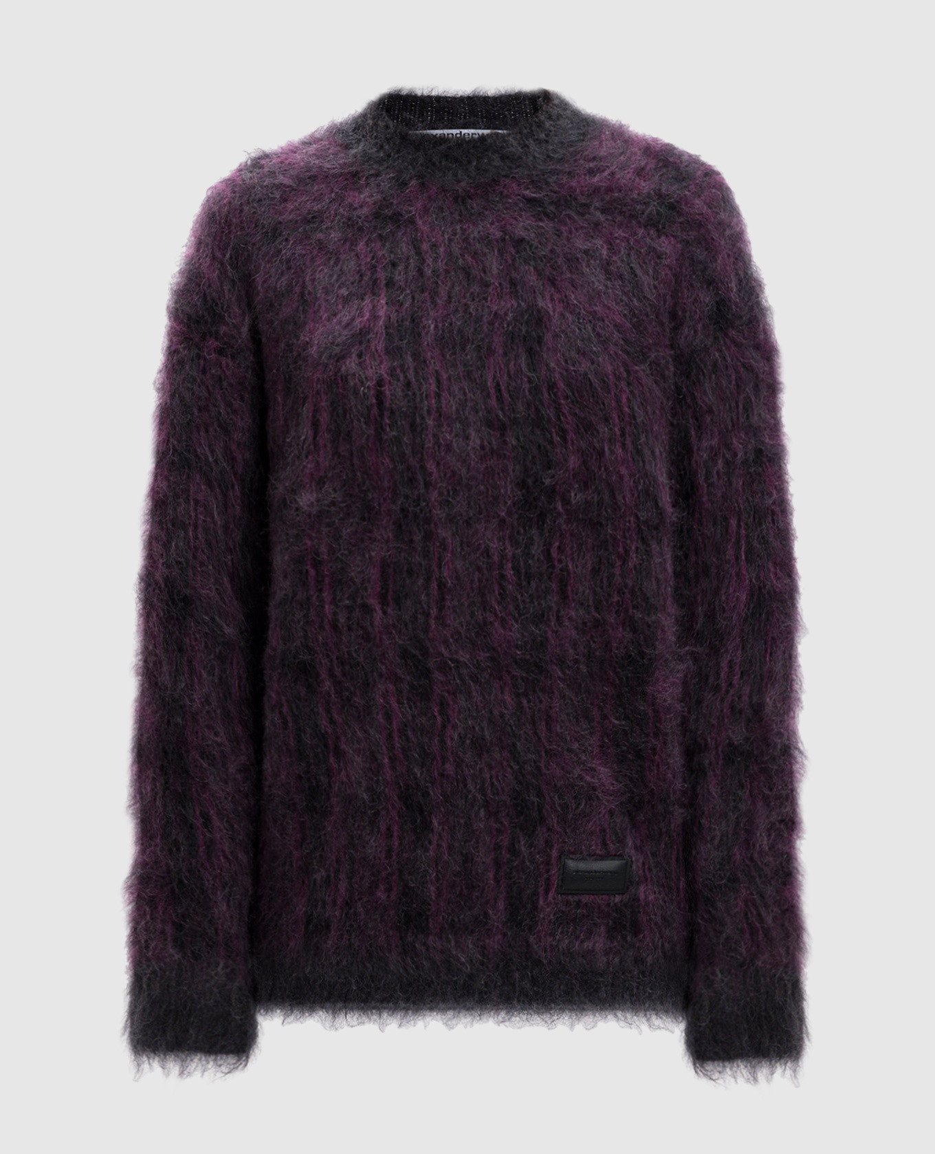 Purple check wool sweater Alexander Wang