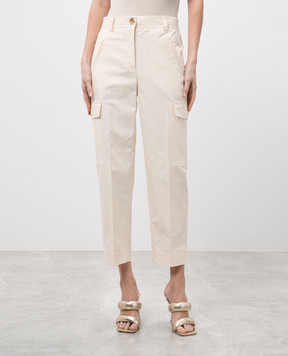 Twinset Beige cargo with emblem 251TP2212