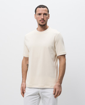 Brunello Cucinelli Yellow layered T-shirt M0B137427