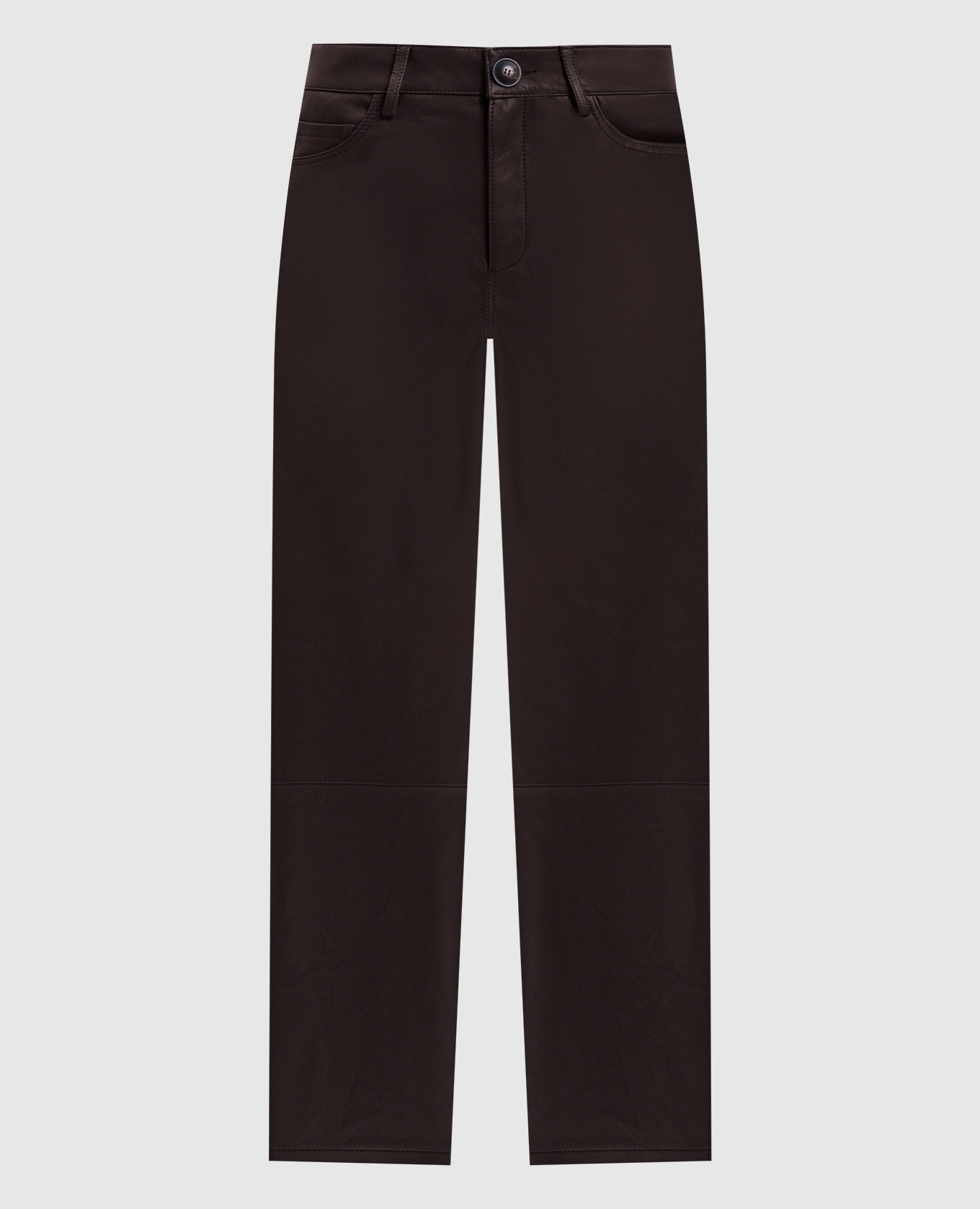 Brown leather pants Koral Simonetta Ravizza