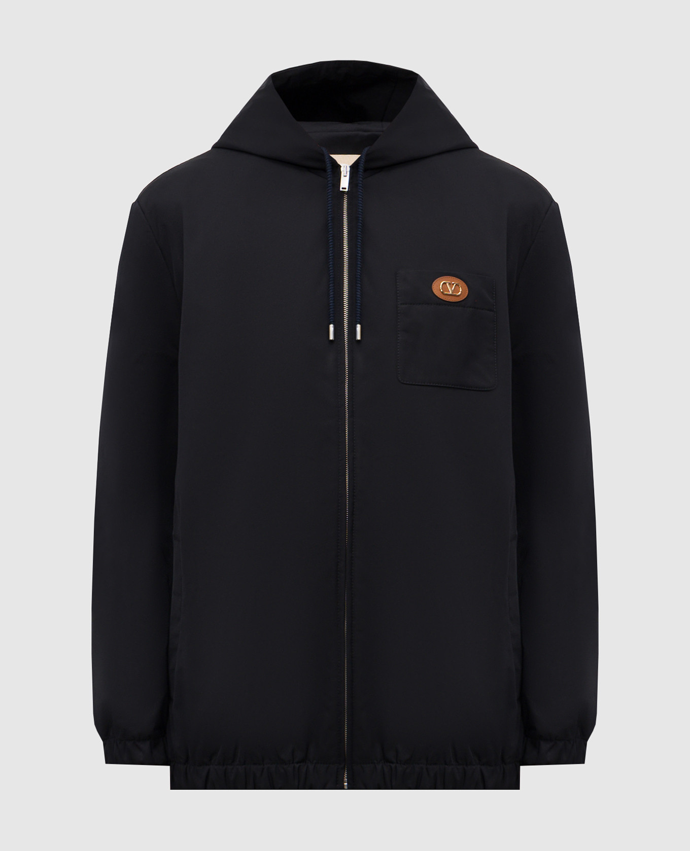 Black jacket with VLogo emblem Valentino