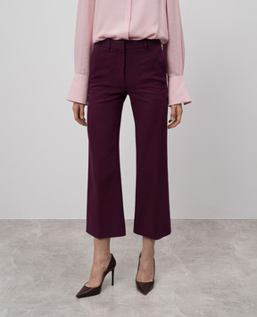 Victoria Beckham Purple flared pants TRCRP2508