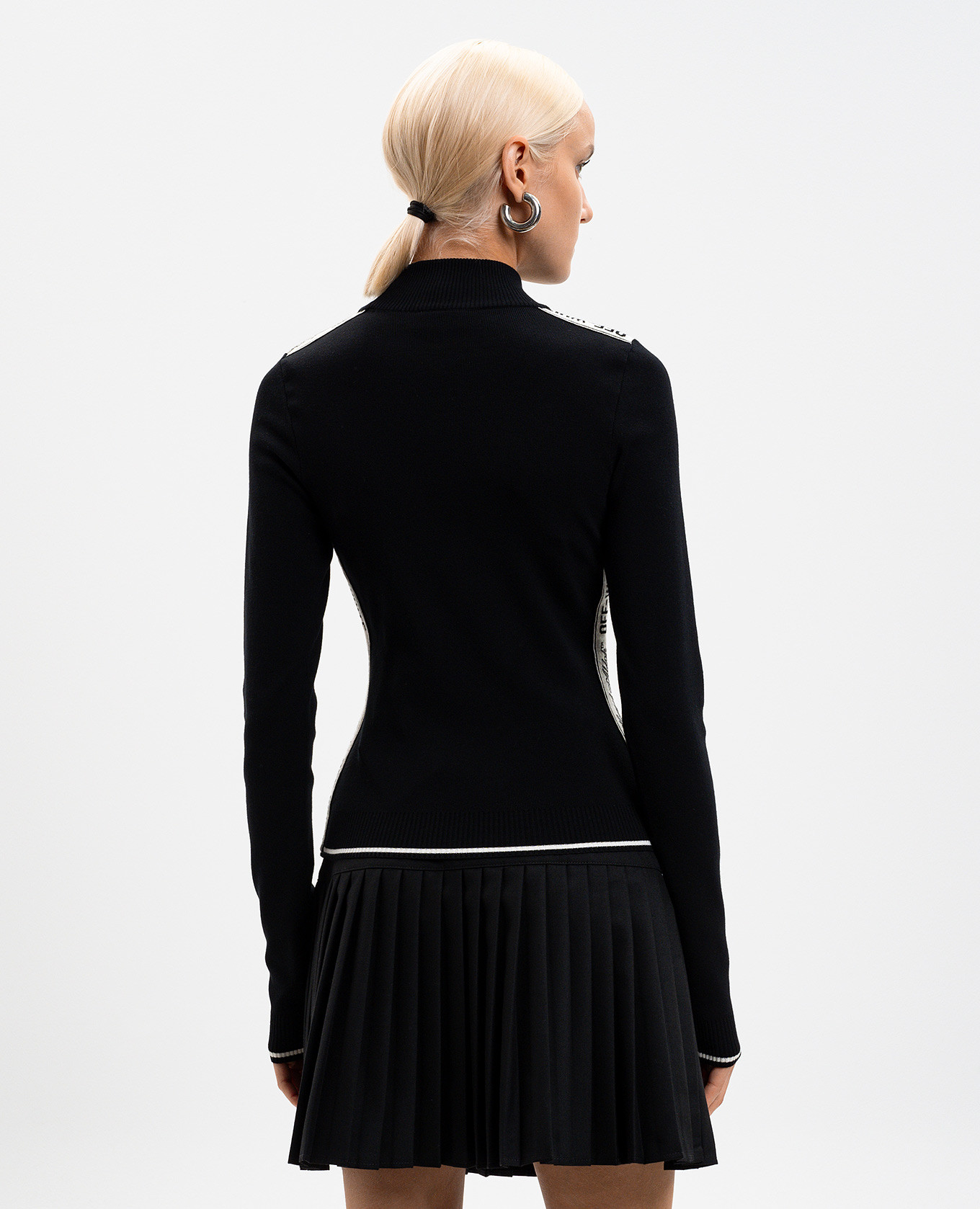 Black jumper with branded ribbon Off-White 4