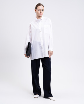 The Row Victoria white loose-fit shirt 9067W2567