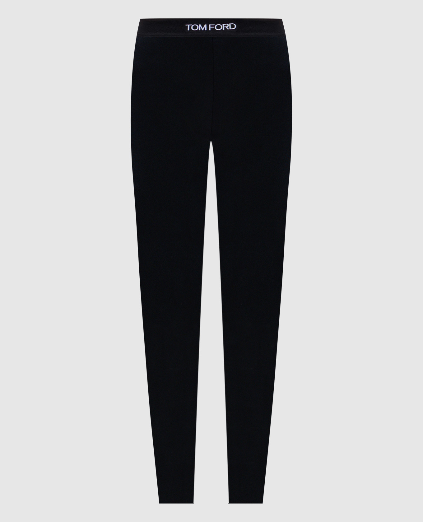 

Black leggings with a logo pattern Tom Ford, Черный