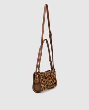 Gianni Chiarini Keira brown leather bag in animal print BS11860CAVPRCK