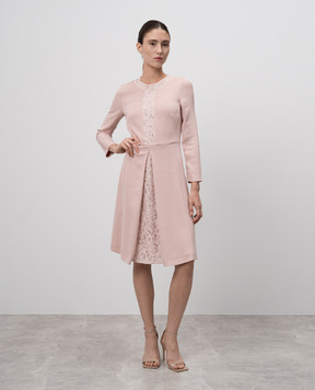Blumarine Pink dress with lace 7430