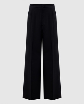 Twinset Black pants with logo 252TP2622
